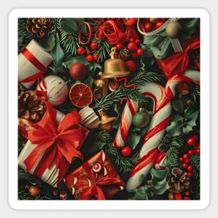 Explore Creative Joy: Holiday Art, Christmas Paintings and Unique Designs for the Season Sticker